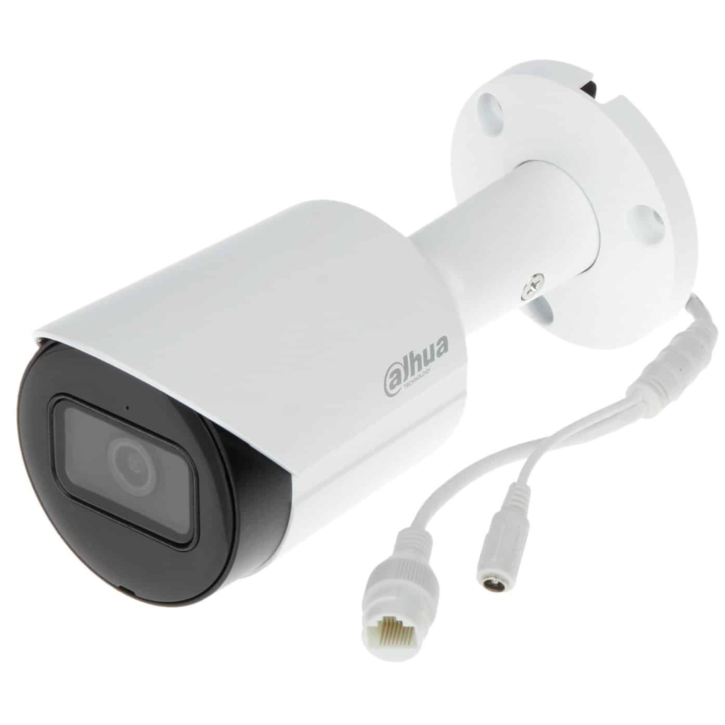 DAHUA IPC-HFW2441S-S-0360B, 4Mpix, 3,6mm Lens, H265+,  30Mt Gece Görüşü, IP67, Dahili Mikrofon, PoE Bullet IP Kamera - Dahua