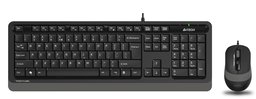 A4 TECH F1010 Q Türkçe USB Multimedya Gri 1600dpi Klavye+ Mouse - A4 TECH - görsel 2