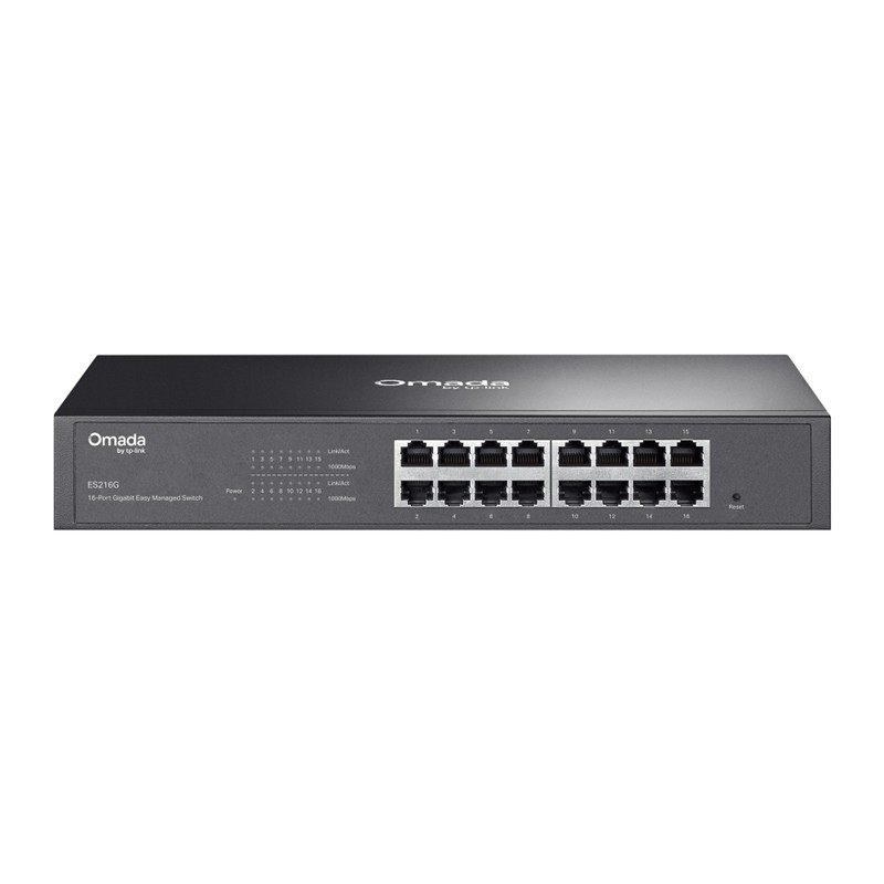 TP-LINK OMADA ES216G 16 PORT GIGABIT YONETILEBILIR METAL KASA SWITCH - Tp-Link