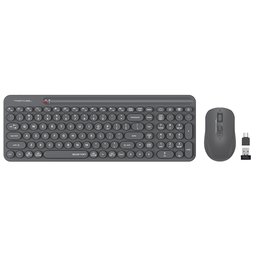 A4 TECH FG3300 AIR2 2.4 QMINI FN-MM SESSIZ KLAVYE&MOUSE SET GRI - A4 TECH
