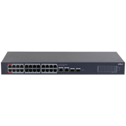 DAHUA CS4228-24GT-240 24X1G RJ45 POE 2X1G RJ45 2X1G SFP 240W YONETILEBILIR POE SWITCH - DAHUA