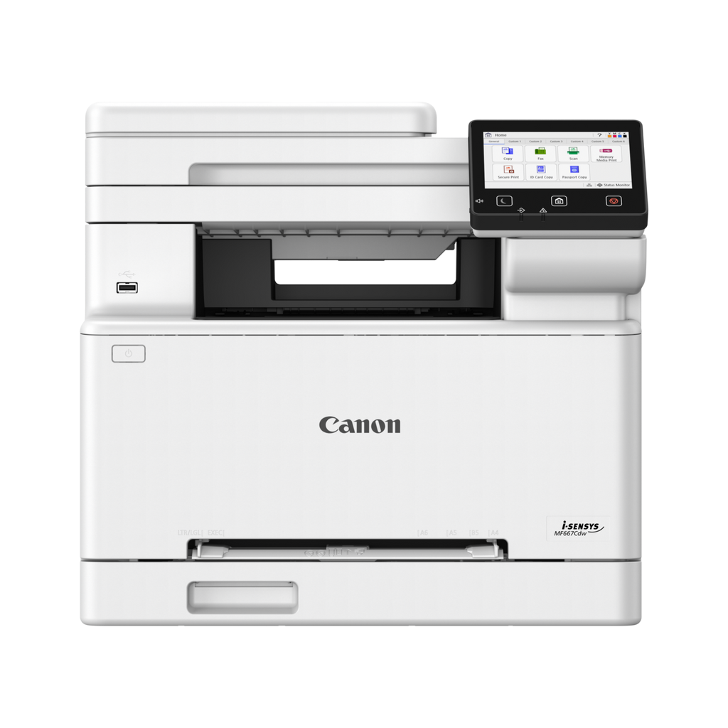 CANON i-SENSYS MF667CDW, Renkli Lazer Yazıcı,  Tarayıcı, Fotokopi, Fax, Wifi, Lan, Duplex, ORİJİNAL TONERLİ, TÜRKİYE Distibütör GARANTİLİ - Canon