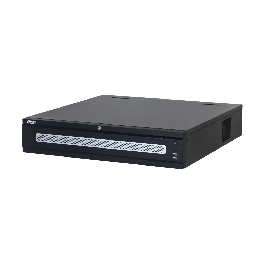 DAHUA  NVR608RH-128-XI, 128Kanal, 32Mpix, H265+, 8 HDD, 1080P Kayıt, 1280 Mbps Bant Genişliği, 2 Port 2500 Mbps LAN, RAID 0/1/5/6/10, Çift Power Supply, NVR - Dahua