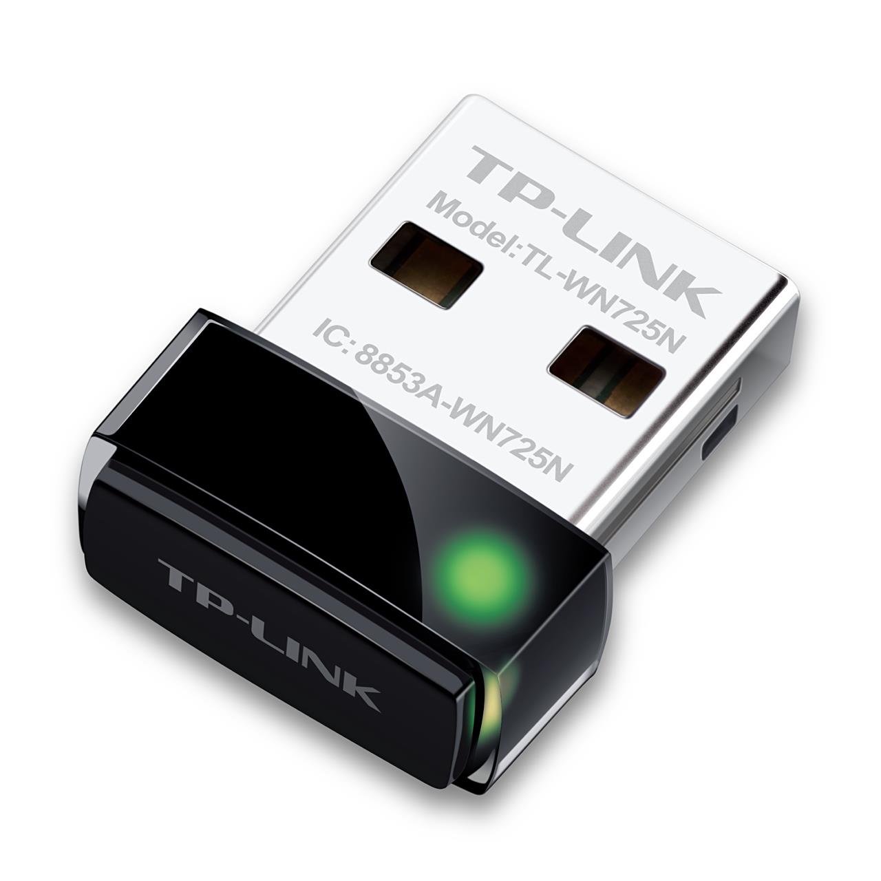 TP-LINK TL-WN725N, 150Mbps, 2.4 Ghz, Dahili Anten, Mini Tasarım, USB2.0, WIRELESS ETHERNET - Tp-Link - görsel 2