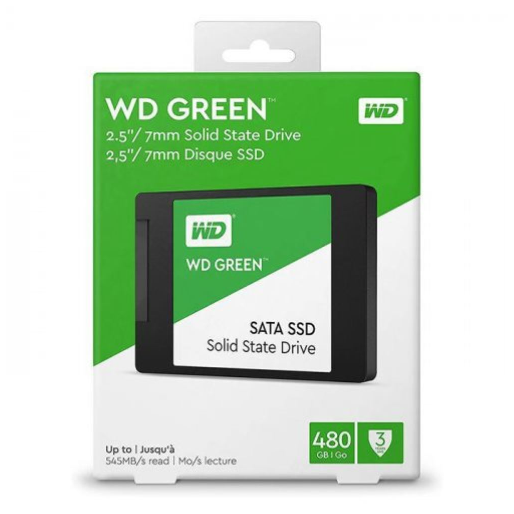 WD Green, WDS480G3G0A, 480GB, 545/465, 3D NAND, 2,5" SATA, SSD - Western Digital - görsel 2