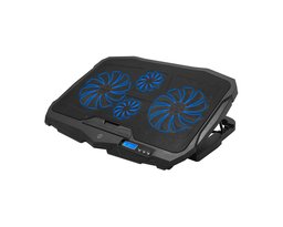 FRISBY 2x125MM+2x70MM 10"-17" NOTEBOOK SOGUTUCU SIYAH STAND (FNC-5230ST) - FRISBY