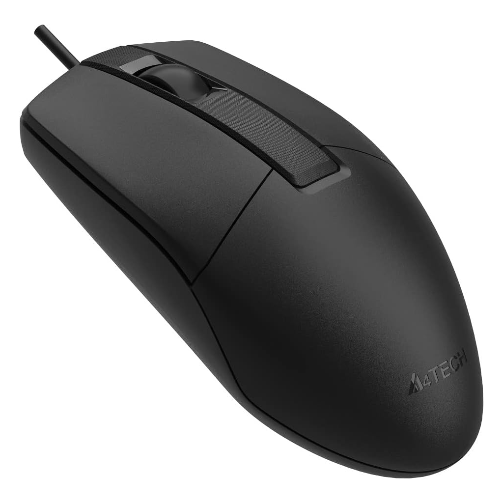 A4 TECH OP-330S USB 1200dpi siyah Sessiz Mouse - A4 TECH - görsel 2