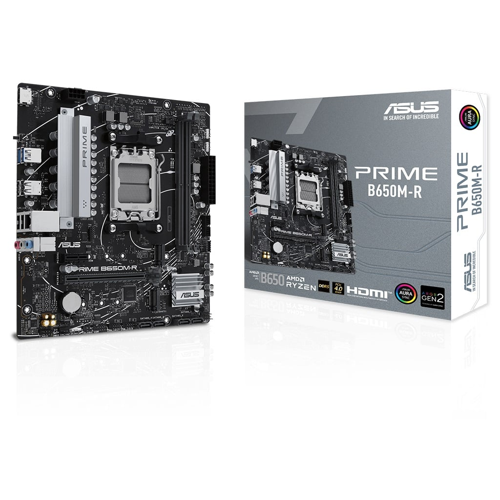ASUS PRIME B650M-R B650 DDR5 (Vga Yok) GLan 2.5G mATX HDMI USB3 ARGB 2xM2 AM5 AMD Anakart - ASUS - görsel 2