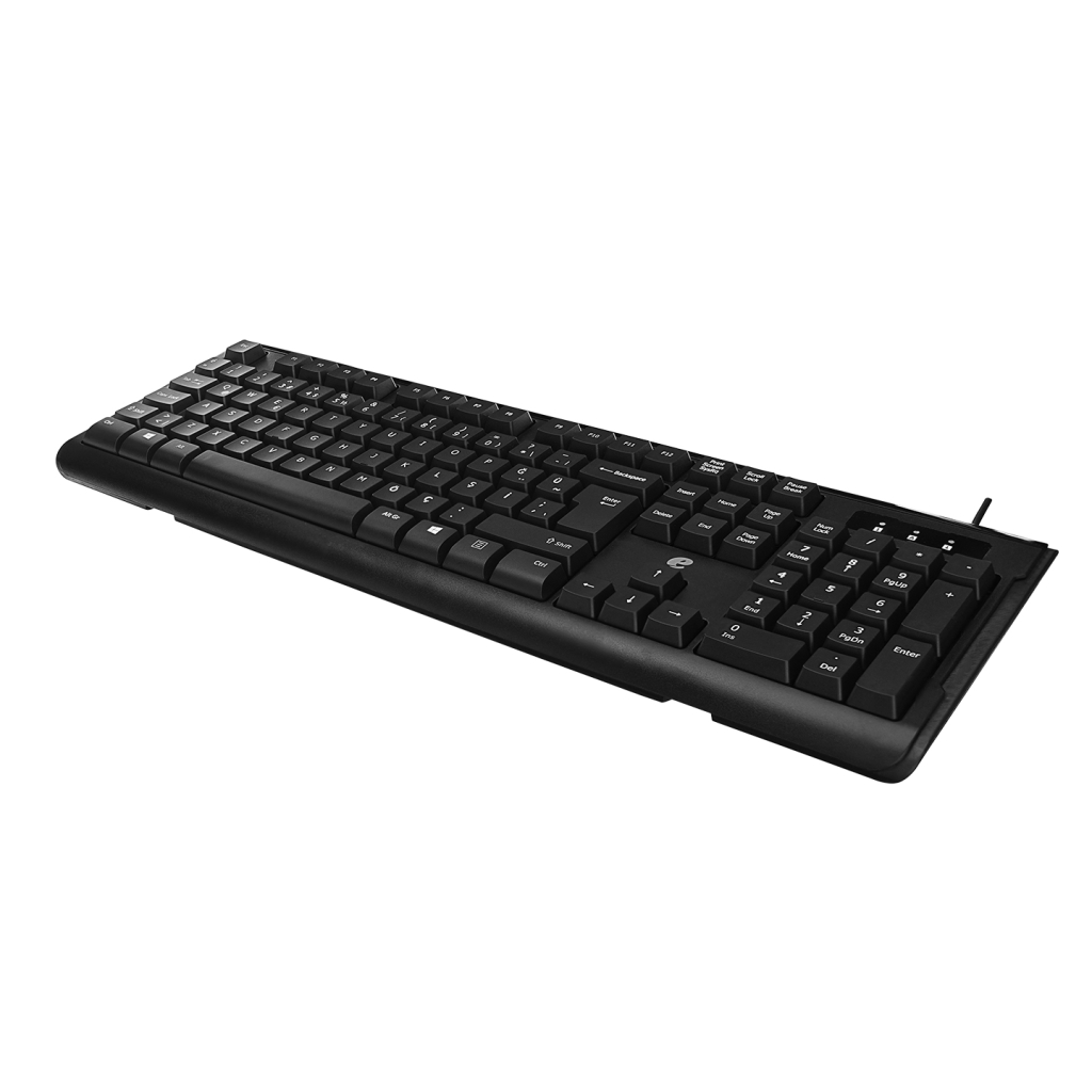 ACER eMachines, EAK9821S, Siyah, USB Kablolu, Türkçe Q, Klavye Mouse Set - Acer - görsel 3