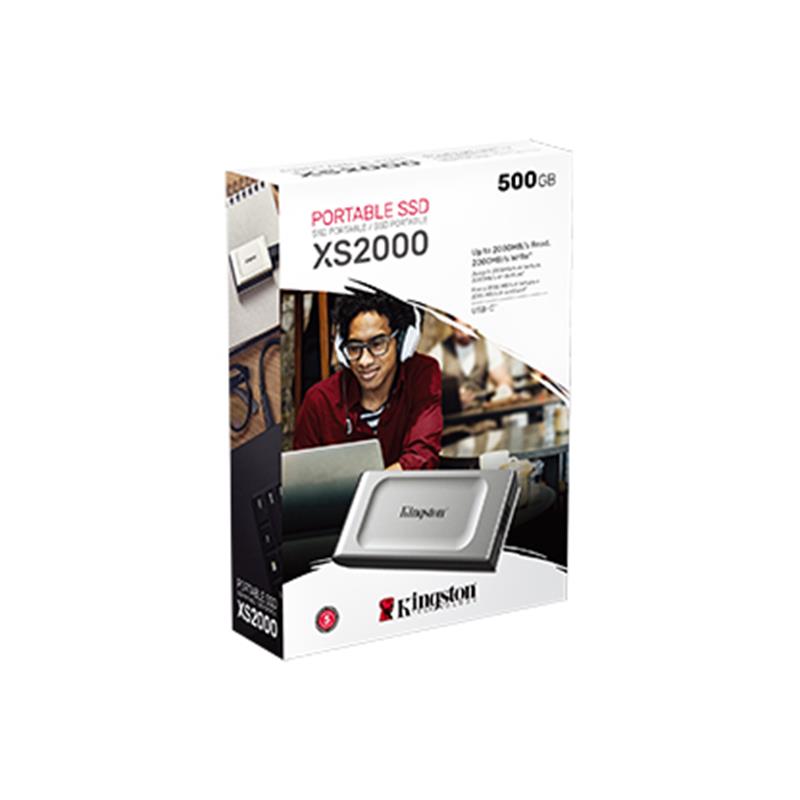 1 TB KINGSTON EXTERNAL USB-C 3.2 GEN 2X2 SSD 2000/2000 MBS SXS2000/1000G - Kingston - görsel 3