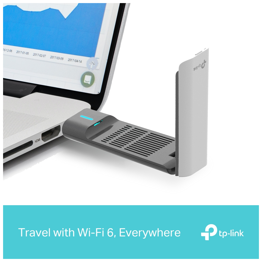TP-LINK Archer TX50UH, AX3000 Yüksek Performanslı, Dual Band, WiFi 6, Kablosuz USB3.0 Adaptör - Tp-Link - görsel 5