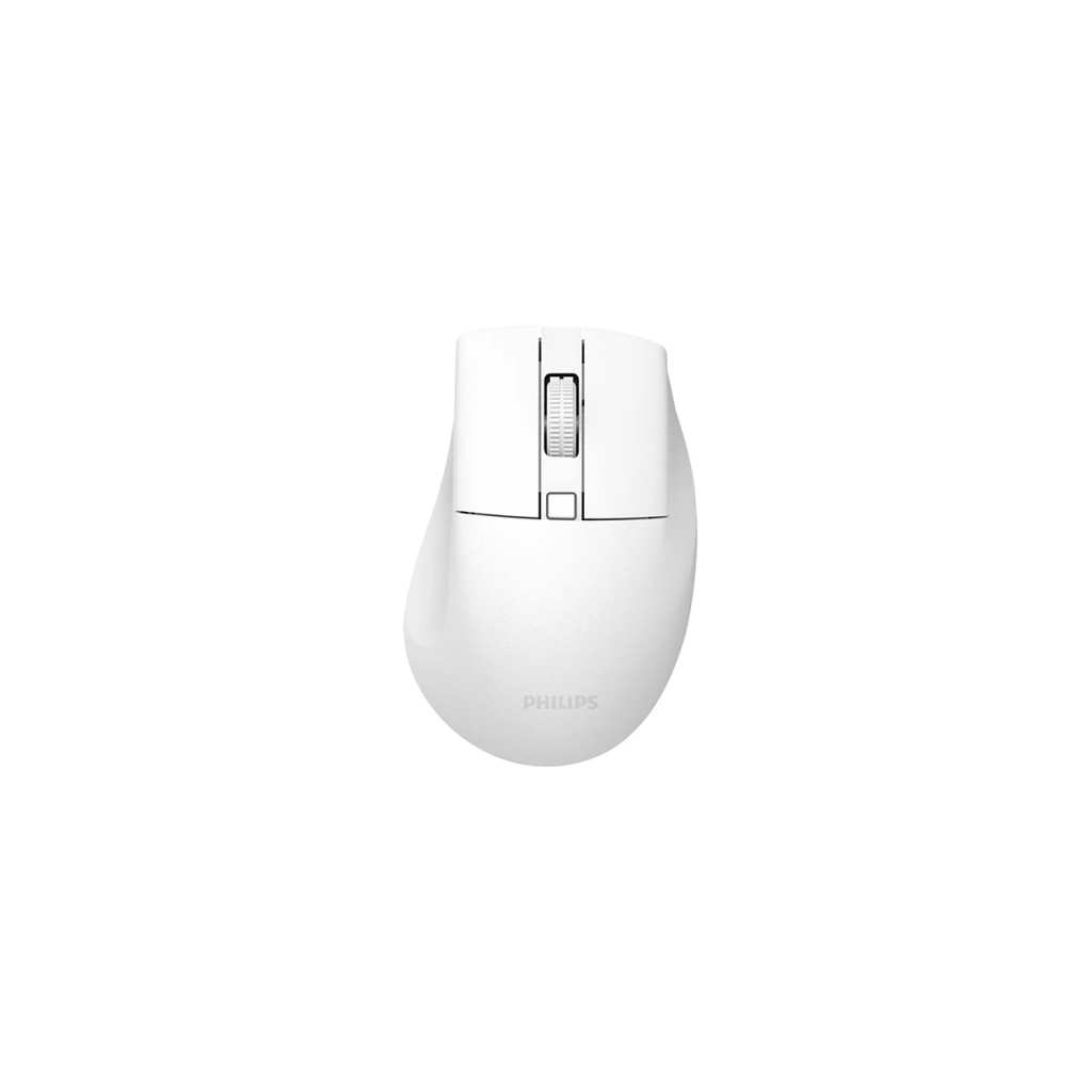 PHILIPS SPK7528W, SESSİZ, Beyaz, USB Nano  2,4Gh ve Bluetooth Kablosuz, 1600dpi, Optic, 3 Tuşlu, Ergonamik, Sessiz Click, Mouse - Philips
