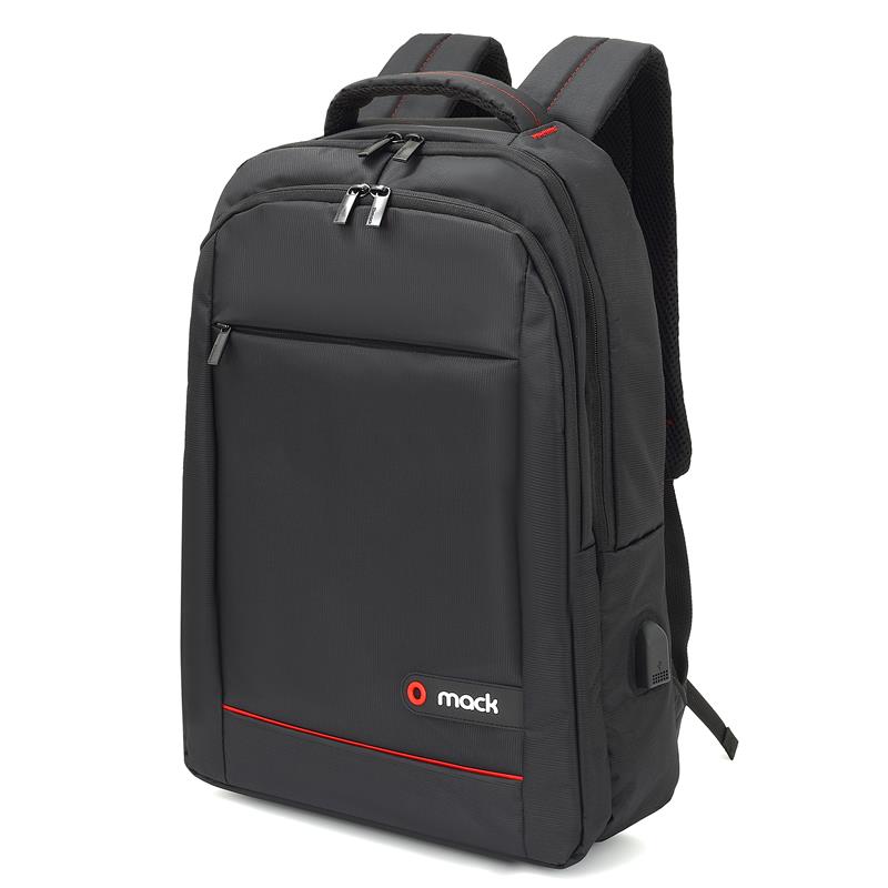 MACK MCC-006 15.6" OFFICE USB GİRİŞLİ NOTEBOOK SIRT ÇANTASI SİYAH - Mack - görsel 2