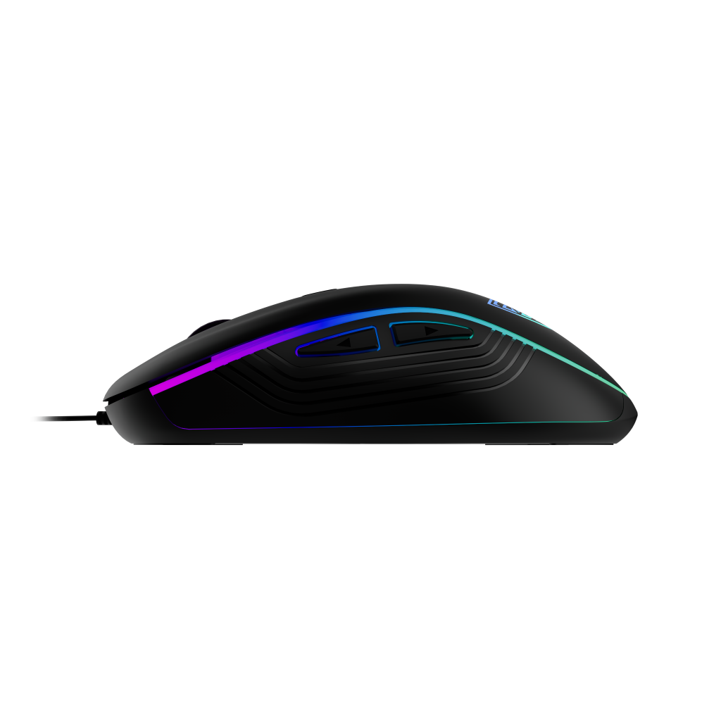 GAMDIAS AURA GS3, Çok Renkli Aydınlatma,  USB Kablolu, 6 Programlanabilir Buton, Gaming Mouse, 3.600 DPI, Siyah - Gamdias - görsel 3