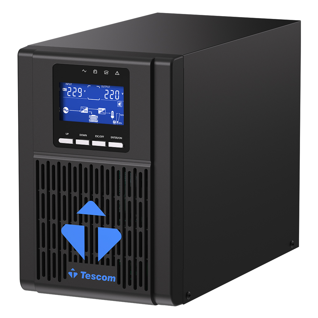 TESCOM NeoLine 1000, 1 KVA Online 1F/1F UPS,  (900040100) (2x9A Akü) - Tescom - görsel 2