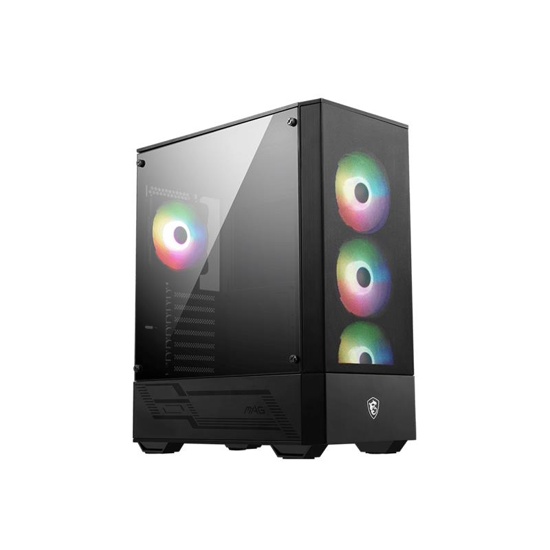 MSI MAG FORGE 112R TEMPERLI CAM 3X120MM 1X120MM ARGB FAN PSU YOK ATX GAMING KASA - Msi