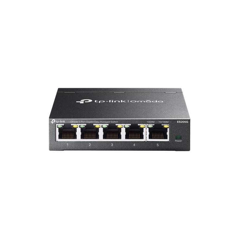 TP-LINK OMADA ES205G 5 PORT GIGABIT YONETİLEBİLİR METAL KASA SWITCH - Tp-Link