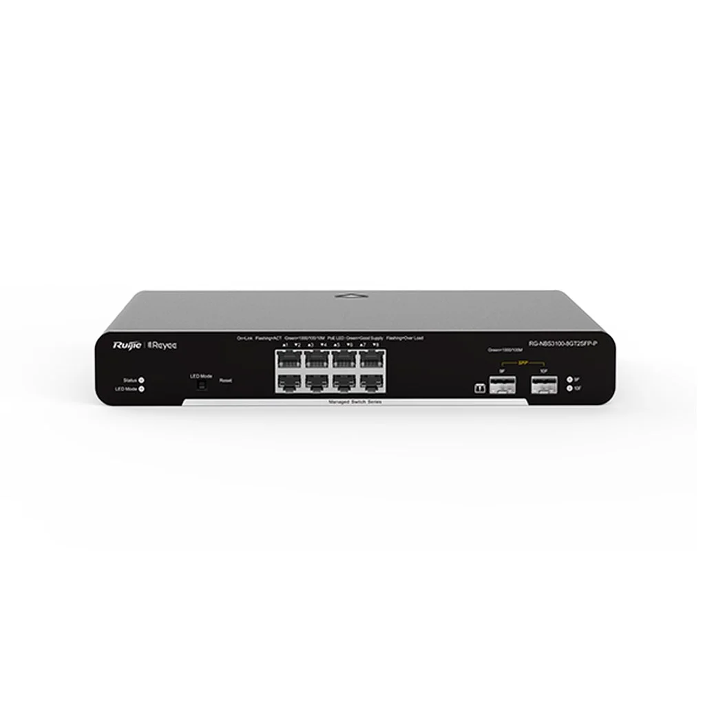 RUIJIE-REYEE RG-NBS3100-8GT2SFP 8 Port Gbit 2 SFP Yönetilebilir (L2) Switch - RUIJIE-REYEE - görsel 2