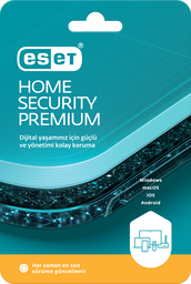 ESET HOME SECURITY PREMIUM 10 KULLANICI 3 YIL ONLINE LISANS - ESET