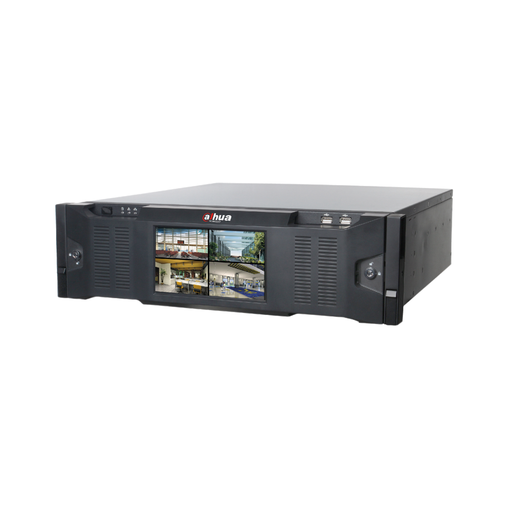 DAHUA IVSS7016DR, 256Kanal, 24Mpix, H265+, 16 HDD, 1080P Kayıt, 768 Mbps Bant Genişliği, 4 Port Gigabit Mbps LAN, RAID 0/1/5/6/10, Çift Power Supply, NVR - Dahua