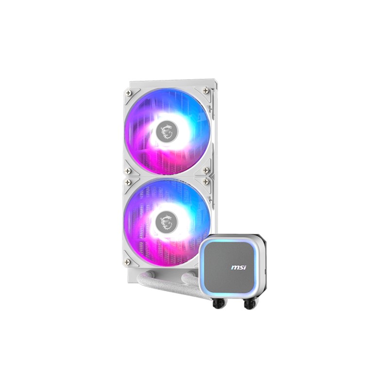 MSI MAG CORELIQUID A13 240 WHITE 240MM ARGB CPU SIVI SOĞUTUCUSU (LGA 1700/1851/AM4/AM5 UYUMLU) - Msi - görsel 2