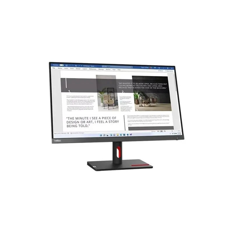 27 LENOVO S27I-30 THINKVISION 63DFKAT4TK FHD 4MS 100HZ HDMI+VGA WLED MONITOR (3 YIL GARANTİ) - Lenovo - görsel 2