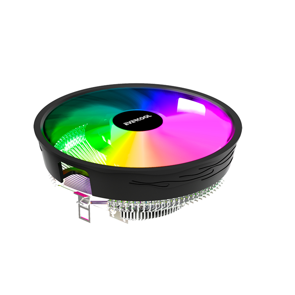 Evercool CS-02, CPU FAN, (AMD ve INTEL Tüm işlemciler ile uyumlu) - Evercool - görsel 4