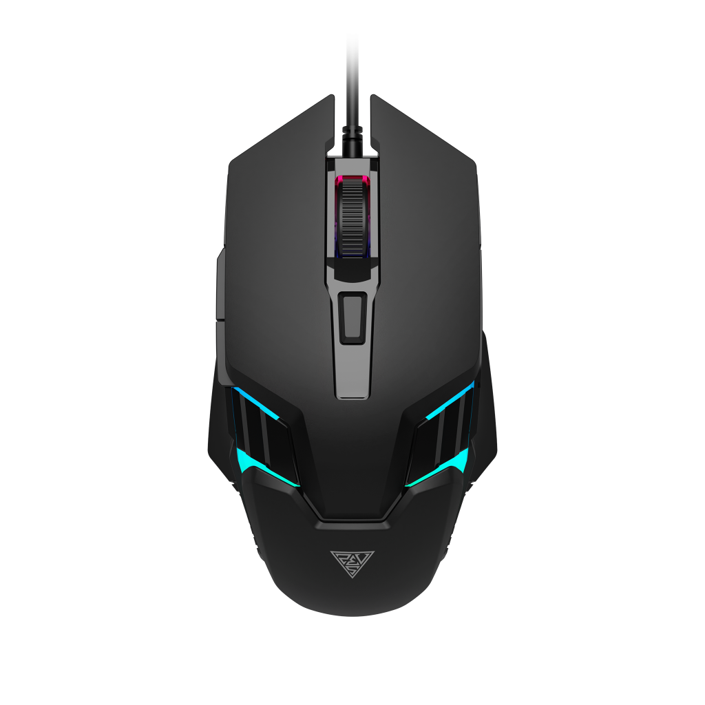 GAMDIAS AURA GS4, Çok Renkli Aydınlatma,  USB Kablolu, 6 Programlanabilir Buton, Gaming Mouse, 3.600 DPI, Siyah - Gamdias