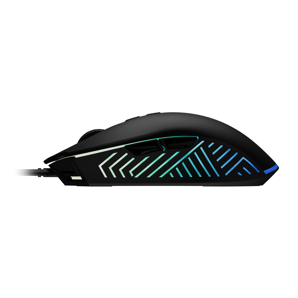 GAMDIAS ZEUS E4, RGB Aydınlatma, USB Kablolu,  7 Programlanabilir Buton, Gaming Mouse, 7.200 DPI, Siyah - Gamdias - görsel 4