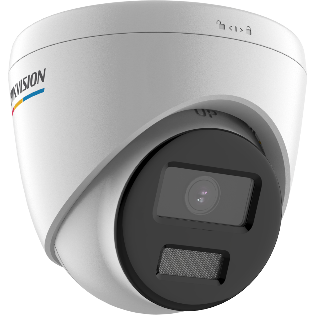 HIKVISION DS-2CD1327G0-LUF 2Mpix, 2,8mm Lens, H265+, 30Mt Gece Görüşü, Dahili Mikrofon, Color Vu Lite, Full Time Color, Dome IP Kamera - Hikvision - görsel 2