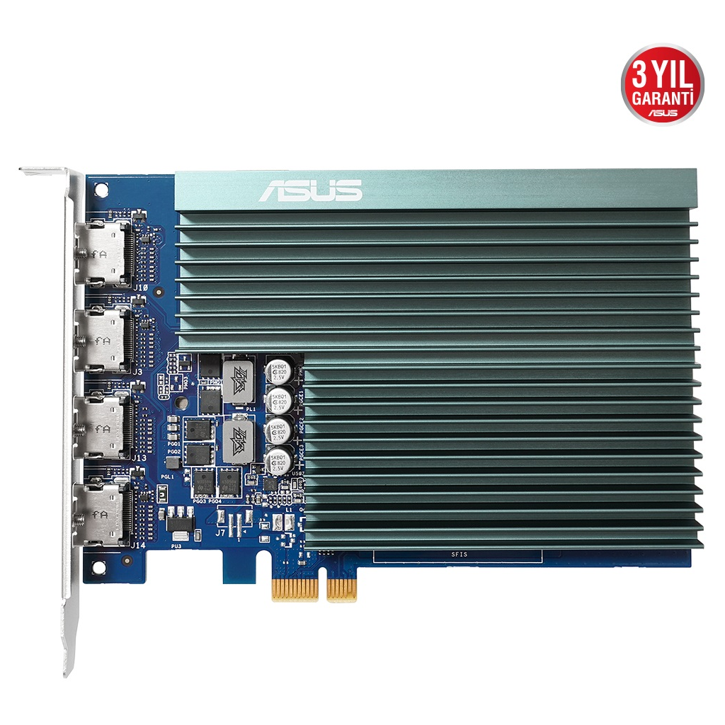 ASUS GT730-4H-SL-2GD5 2GB Geforce GT730 DDR5 64bit 4xHDMI PCIe Ekran Kartı - ASUS - görsel 4