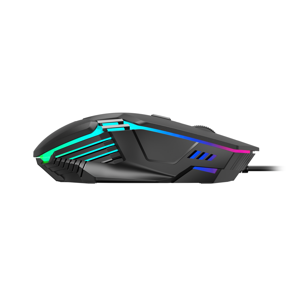 GAMDIAS AURA GS4, Çok Renkli Aydınlatma,  USB Kablolu, 6 Programlanabilir Buton, Gaming Mouse, 3.600 DPI, Siyah - Gamdias - görsel 4