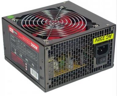 REDROCK P4-500PFC 500W Siyah 12cm Fanlı Power Supply - REDROCK - görsel 2