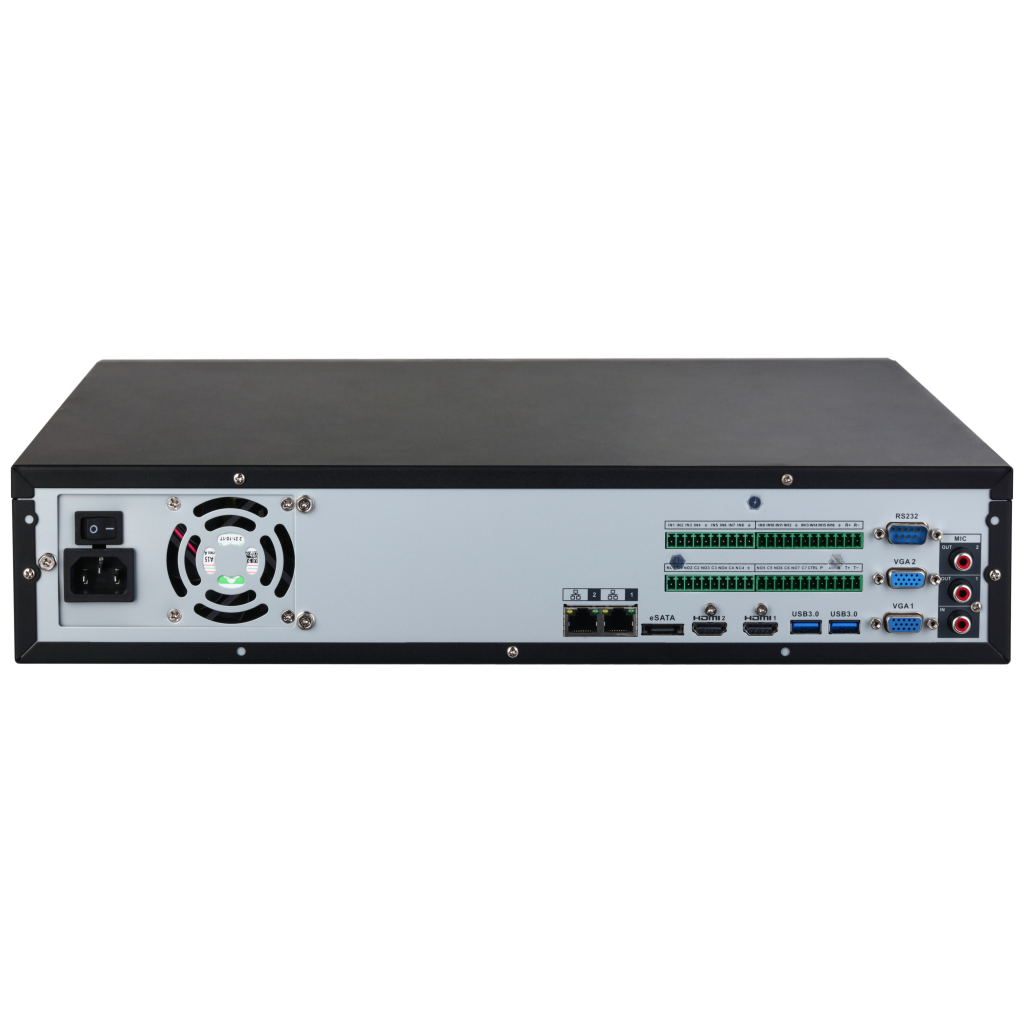 DAHUA  NVR5864-EI2, 64Kanal, 32Mpix, H265+, 8 HDD Desteği, 1080P Kayıt, 448Mbps Bant Genişliği, 2 Port GigaBit Lan, RAID 0/15/6/10, NVR - Dahua - görsel 2