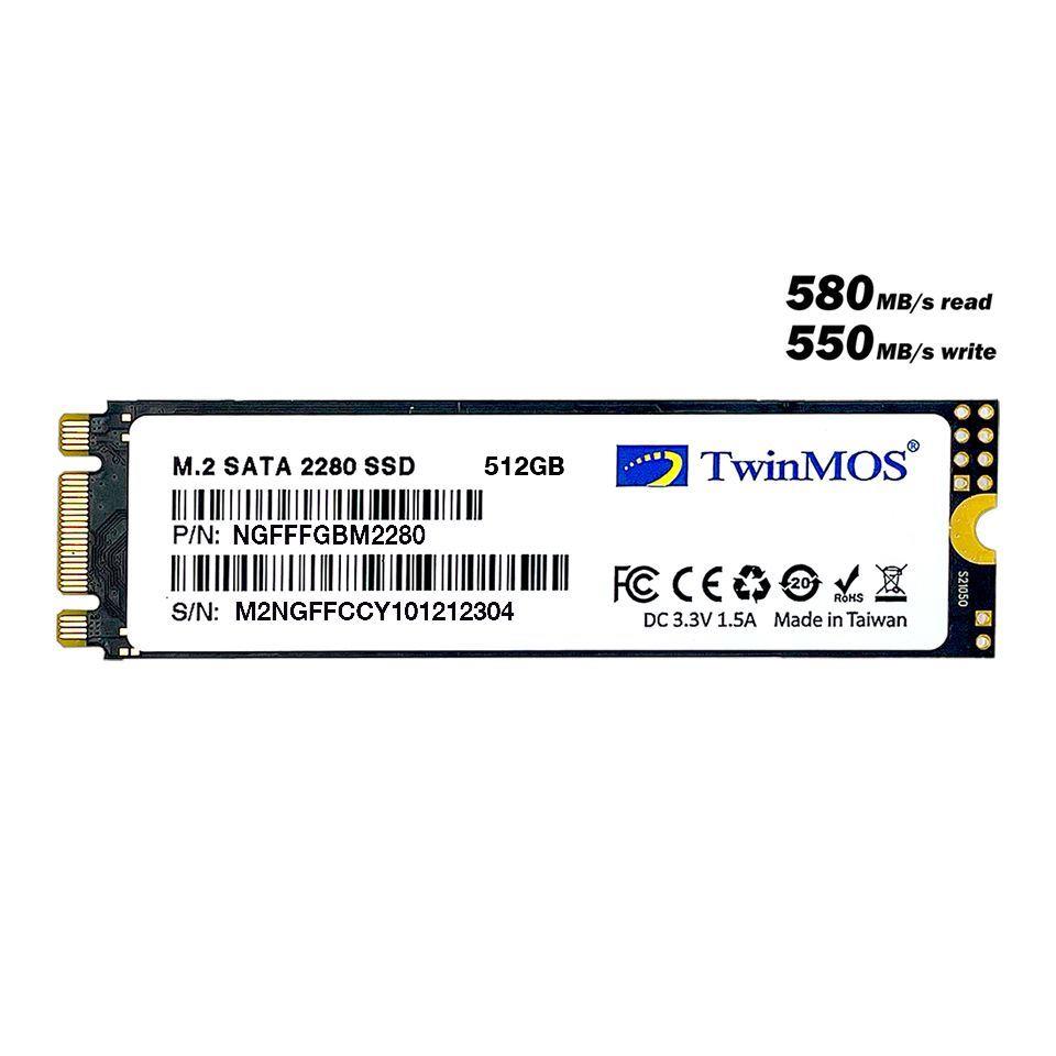 TWINMOS NGFFFGBM2280 M.2 512GB (580/550MB/s) PCIe SATA SSD Disk (22x80MM) - TWINMOS - görsel 2