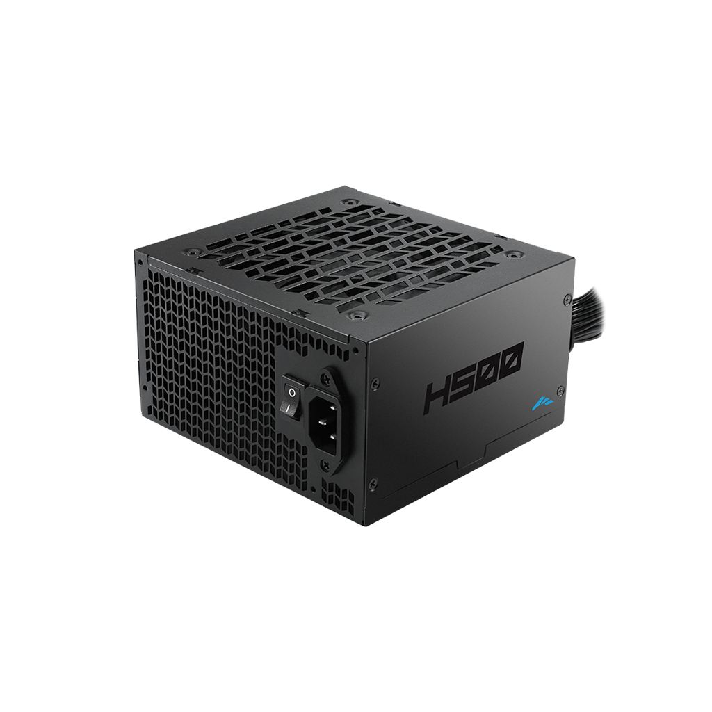 SAMA H500, 500W, Black, 80 Plus, Aktif PFC, Siyah, GAMING, ATX, Power Supply (PSU) - Sama