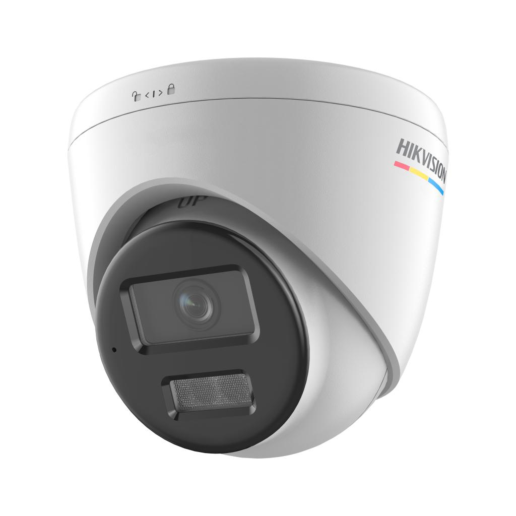 HIKVISION DS-2CD1347G2H-LIUF, 4Mpix, 2,8mm Lens, H265+, 30Mt Gece Görüşü, Dahili Mikrofon, Color Vu Lite, Full Time Color, Dome IP Kamera - Hikvision