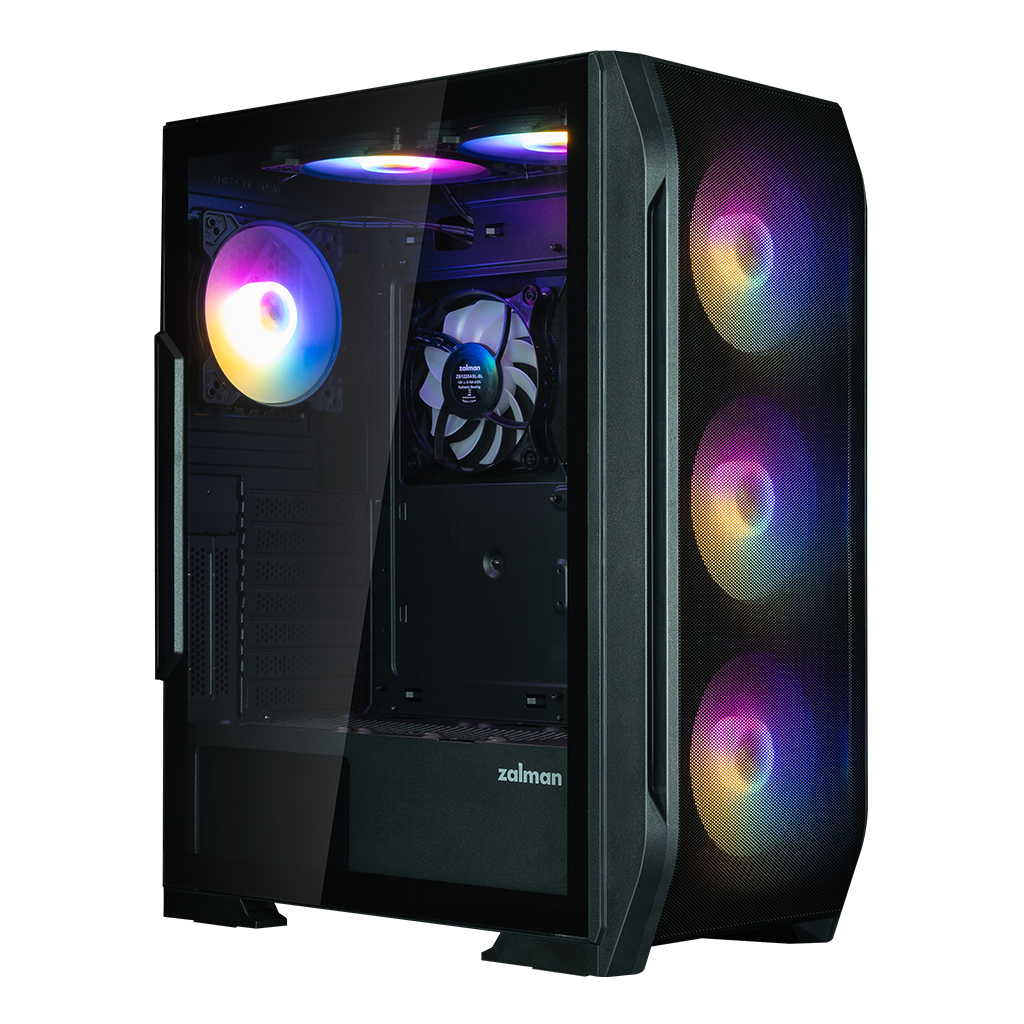 ZALMAN N7 Plus V2, 700W 80+, Mesh Panel, Tempered Glass, 6x120mm RGB Fan, ATX GAMING KASA - Zalman - görsel 3
