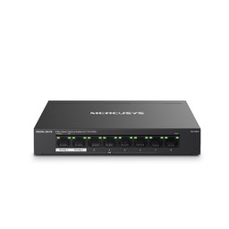 TP-LINK MERCUSYS MS108GP 8 PORT 10/100/1000 7 PORT 65W POE YONETILEMEZ SWITCH - TP-LINK