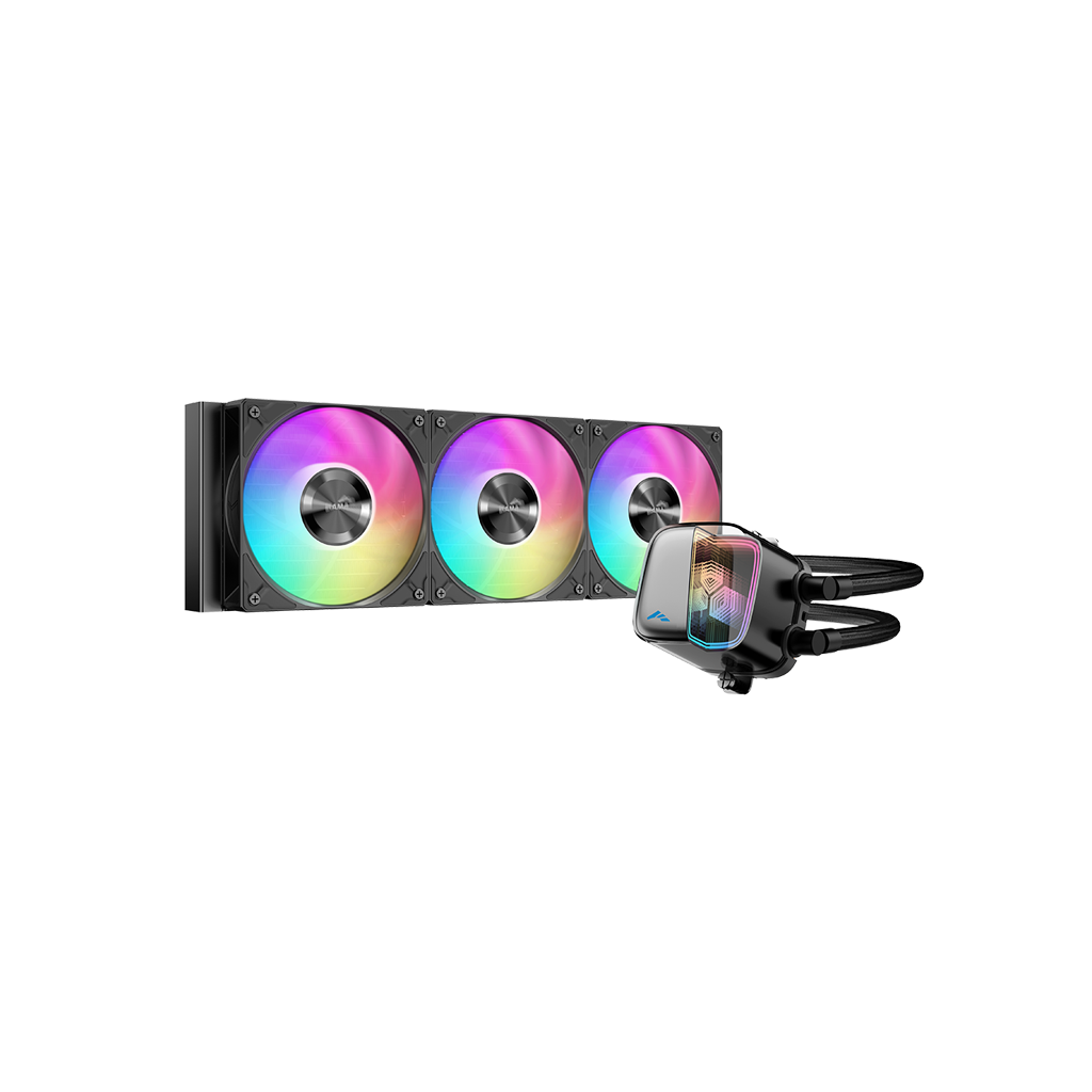 SAMA L70-360BK, Black, 360mm, 3x120mm ARGB Fan, CPU Sıvı Soğutma - Sama - görsel 2