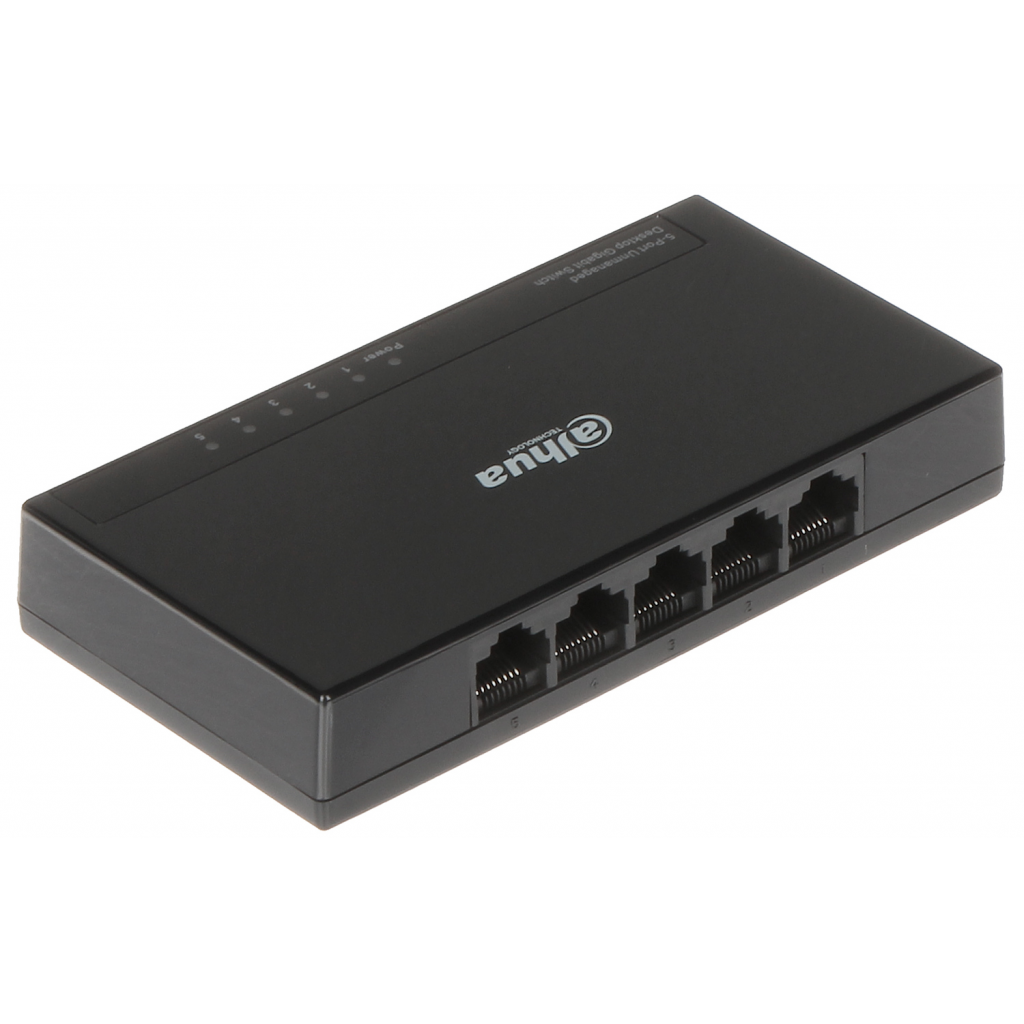 DAHUA PFS3005-5GT-L, 5 Port, Gigabit, Yönetilemez, Masaüstü Switch - Dahua