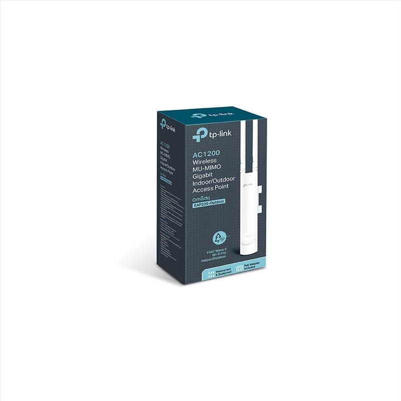TP-LINK OMADA EAP225-OUTDOOR 1 Port 10/100/1000Mbps AC1200 4 Anten Dış Ortam Wi-Fi Access Point - TP-LINK OMADA