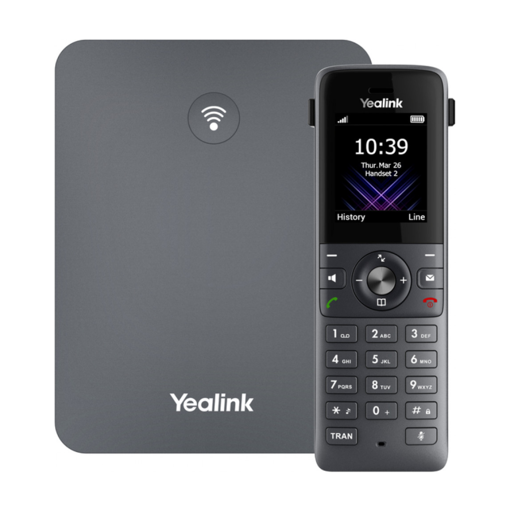 YEALINK W73P, W73H Dect Telefon ile W70B Baz İstasyonu, Kablosuz IP TELEFON, Siyah, 1.8" Renkli Ekran, 35 Saat Konuşma, 400 Saat Bekleme - Yealink - görsel 2