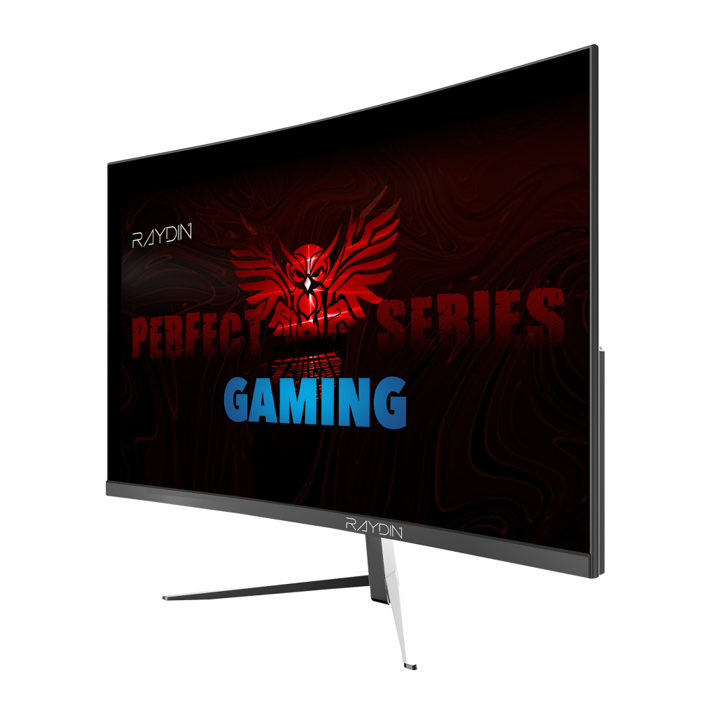 RAYDIN MM24RFA-240HZ, 23.6", 1ms, 240Hz, Full HD, 300 nits, HDMI, DP, Hoparlör, VA LED, R1650 Curved, Frameless, FreeSync Gaming Monitör - RAYDIN - görsel 3