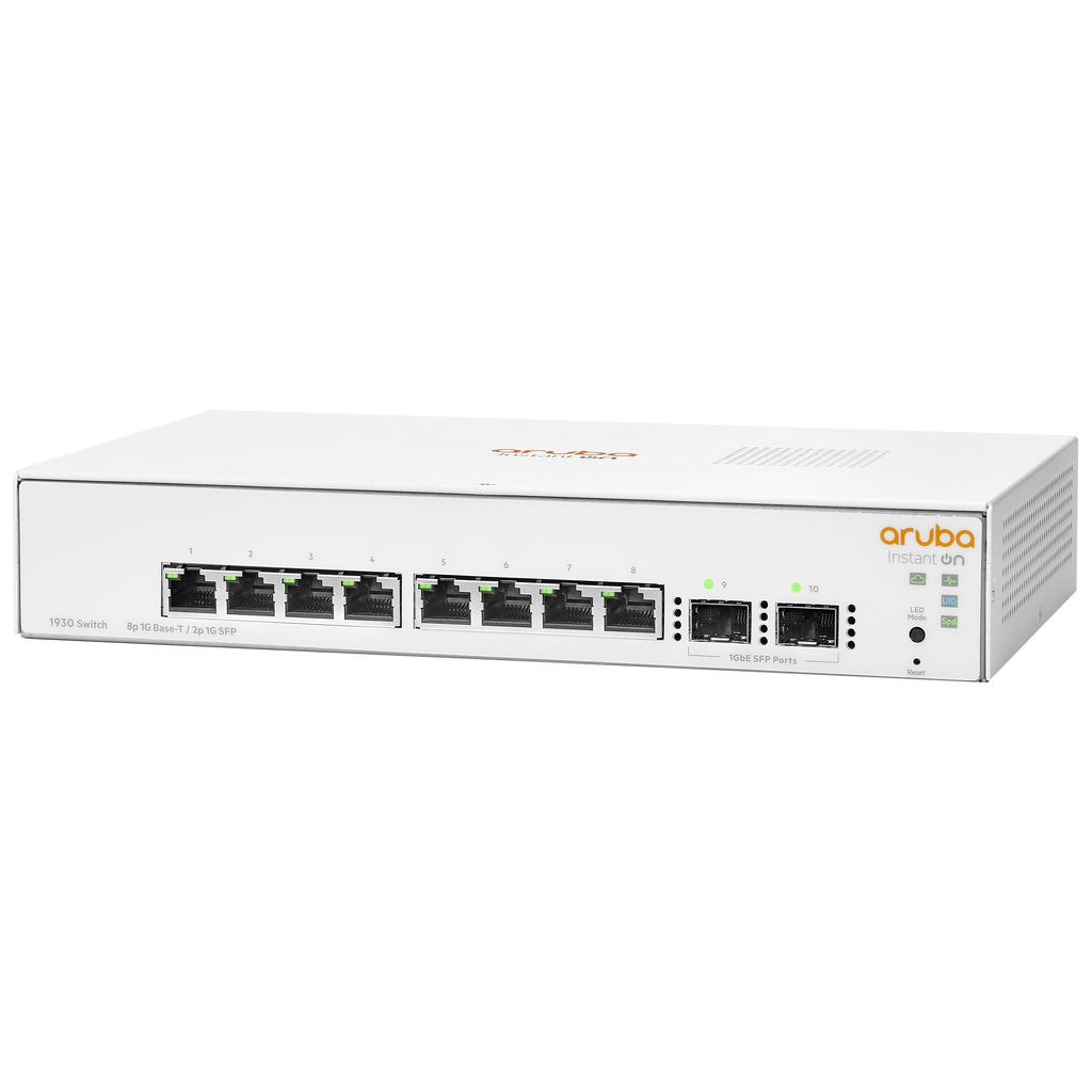 HP Aruba Instant On, JL680A, 1930-8G, 8Port, GigaBit, 2 Port Gigabit SFP, Yönetilebilir, Rack Mount Switch - Hp - görsel 2