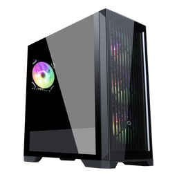 FRISBY FC-9455G 850W 80+BRONZE USB3.0 4x12CM RGB FAN MID TOWER ATX SIYAH KASA - FRISBY