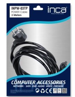 INCA INPW-03TP 3 Mt Notebook Power Kablosu - INCA - görsel 2
