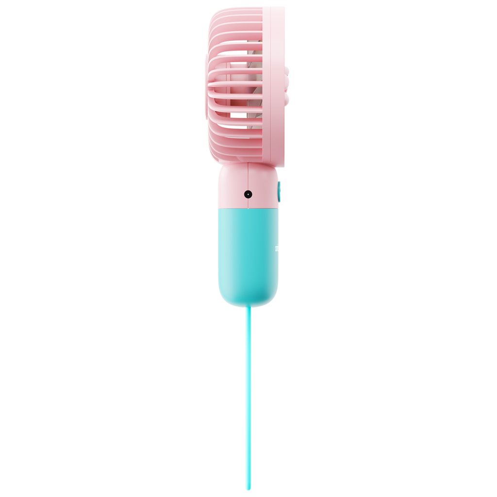 ASONIC AFN24, MAVİ, 1 Kademeli Hız, Elde Kullanım, Dahili 250mAh Bataryalı, Type-C Şarj Girişli, Vantilatör - Asonic - görsel 3
