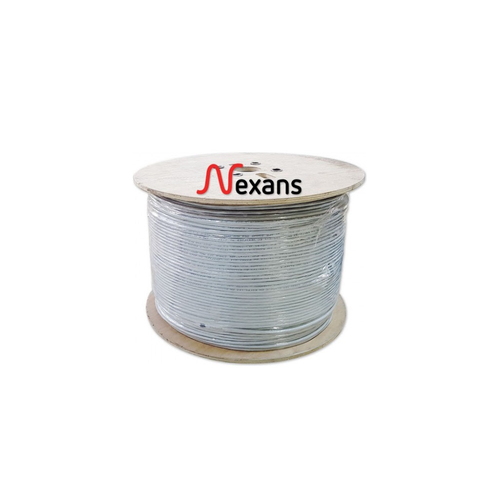NEXANS NEX1611TO5, GRİ, CAT6, 500M, 23AWG (0,58mm), UTP, %100 Bakır, LSZH Halogen Free, Makara, Kablo - Nexans - görsel 3