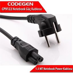 CODEGEN CPV122 1.5 Mt Notebook Power Kablosu (Yonca) - CODEGEN - görsel 2